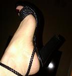 Black Strappy Heels
